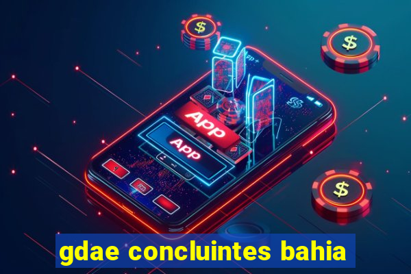 gdae concluintes bahia